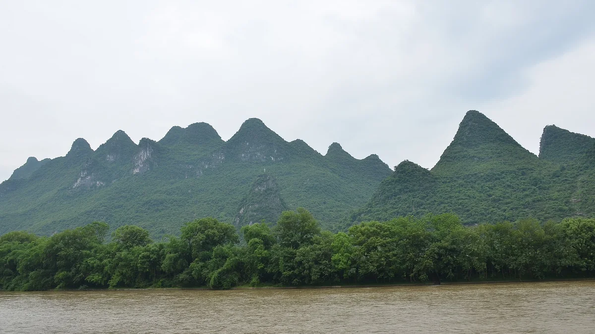 Li River near Guilin and Yangshuo