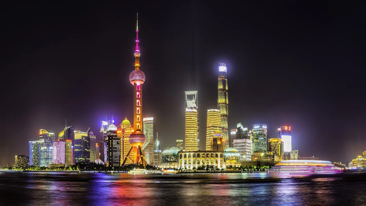 The Bund and Shanghai skyline